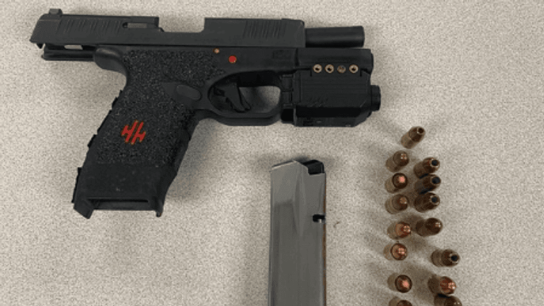 Parkville man arrested after stolen gun found during traffic stop