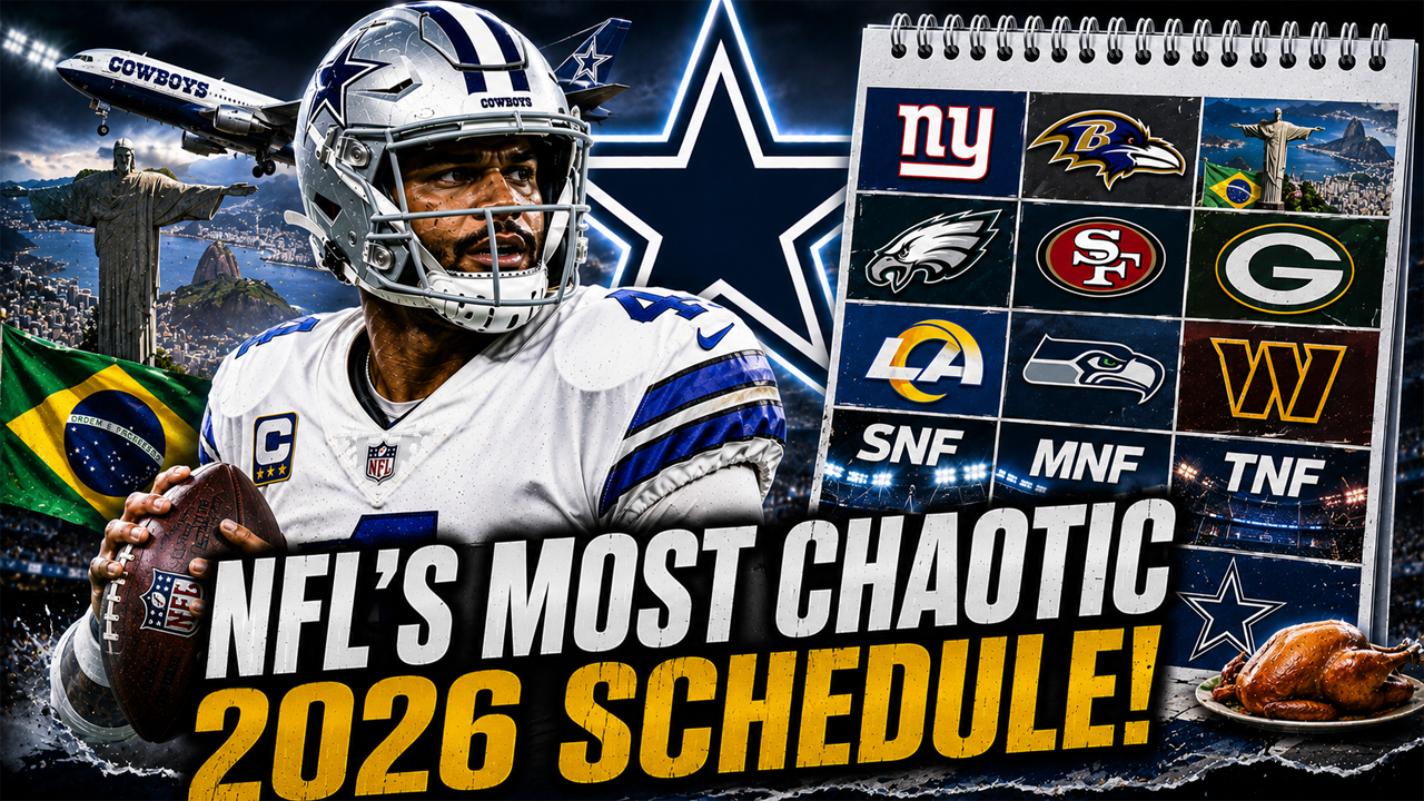 Cowboys 2026 Schedule Is Pure NFL Madness