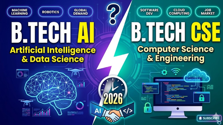 BTech AI or BTech CSE: Which engineering course has better scope in 2026?