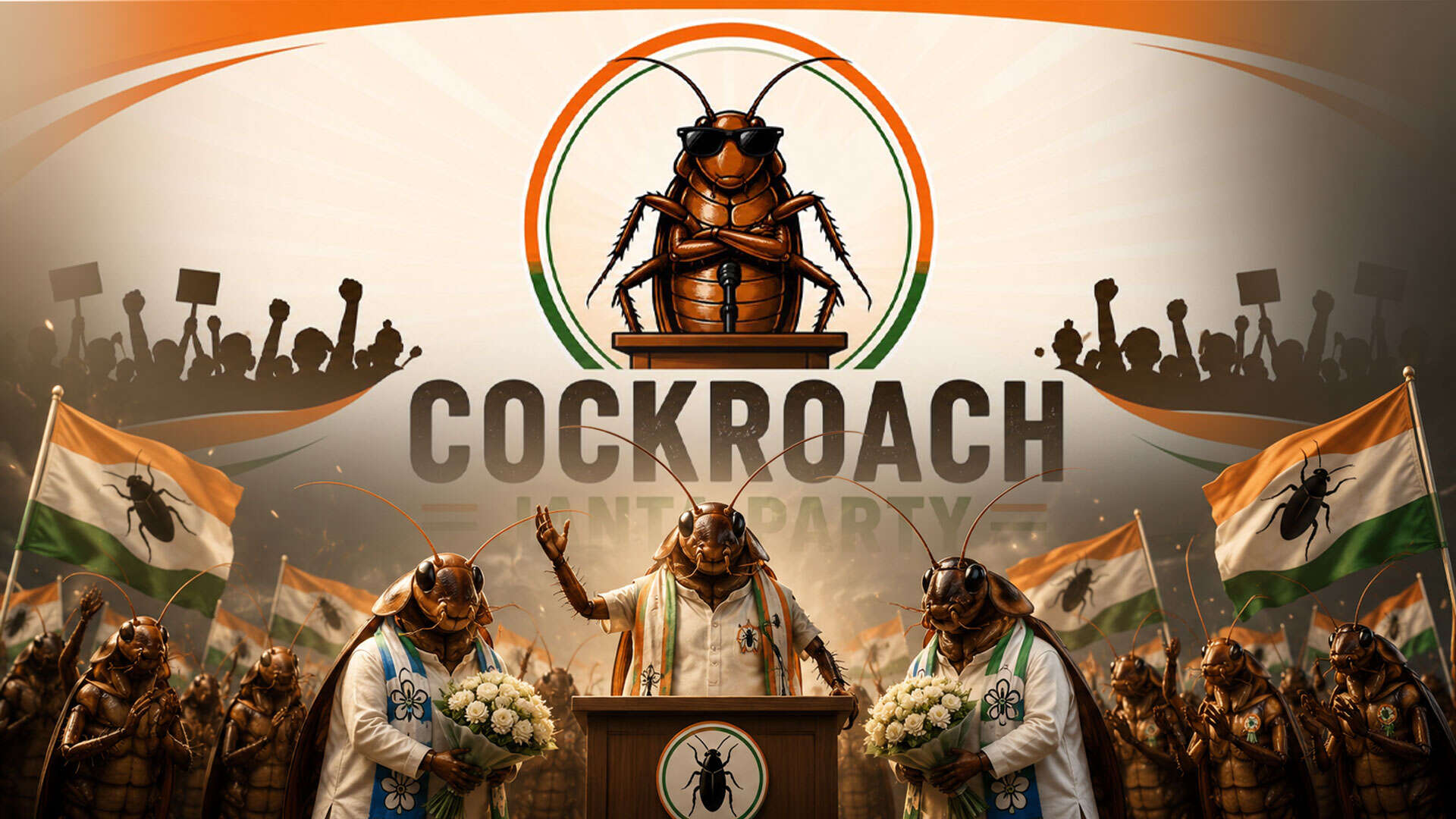 'Secular, socialist, democratic, lazy': Inside India's viral cockroach ...