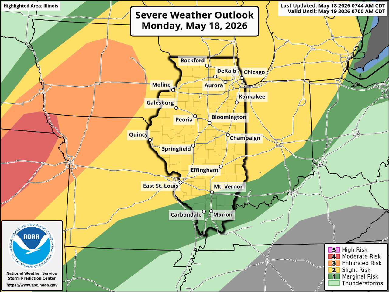 Flood watches issued as two days of severe weather chances are in place ...