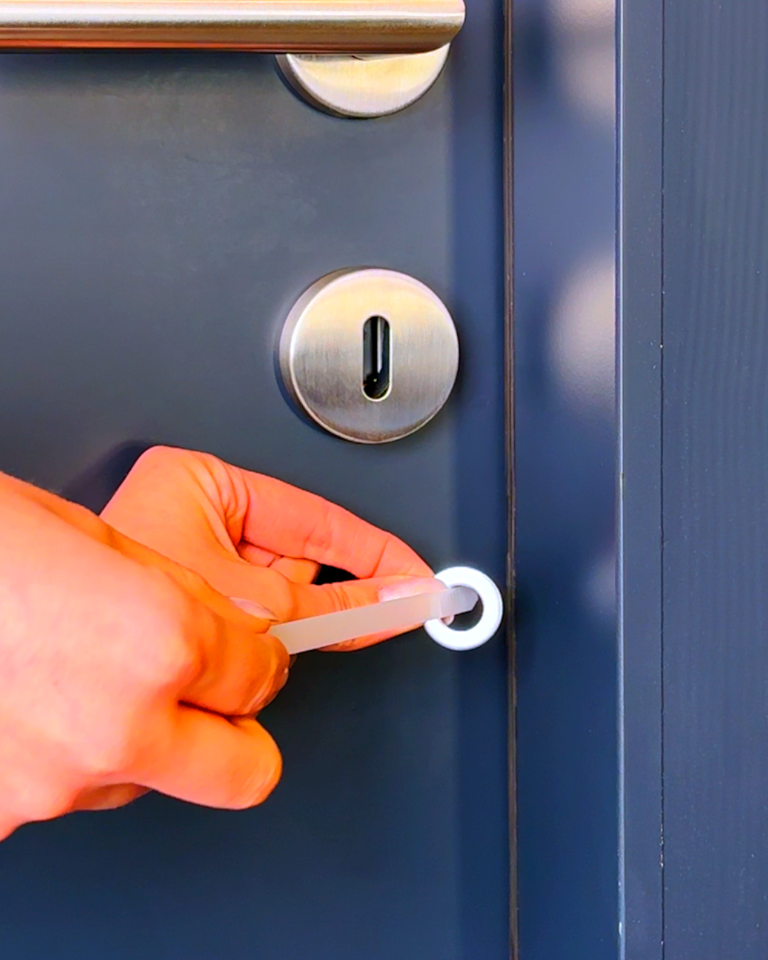 A genius way to lock your door! 🚪