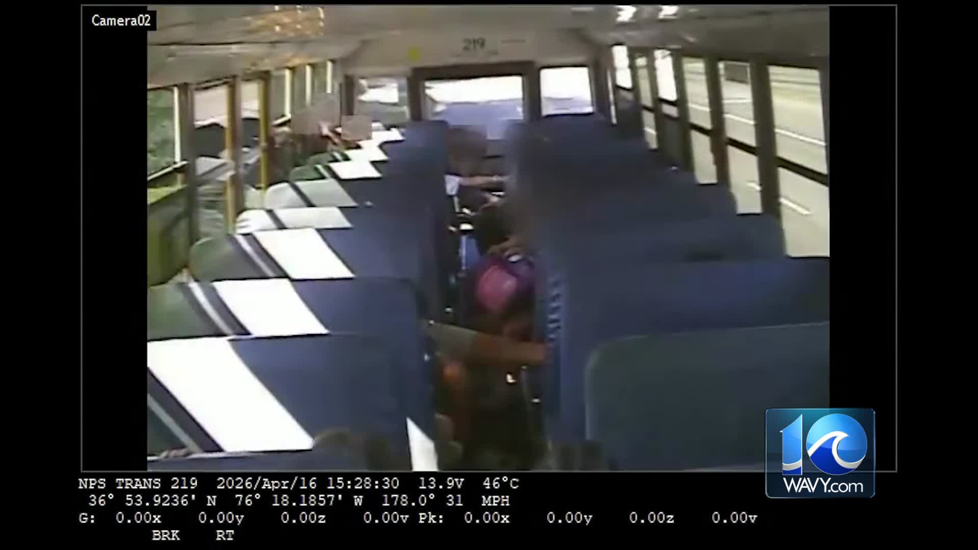 Norfolk Public Schools video shows child fall out of moving bus