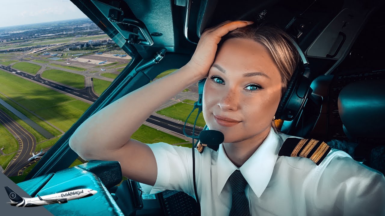 Boeing 737 epic landing Amsterdam Schiphol Airport RWY06 | Cockpit view ...