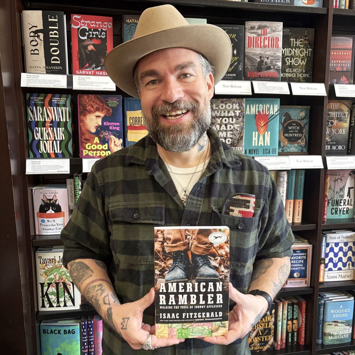 Watch the Reader’s Digest escalator interview with author Isaac Fitzgerald