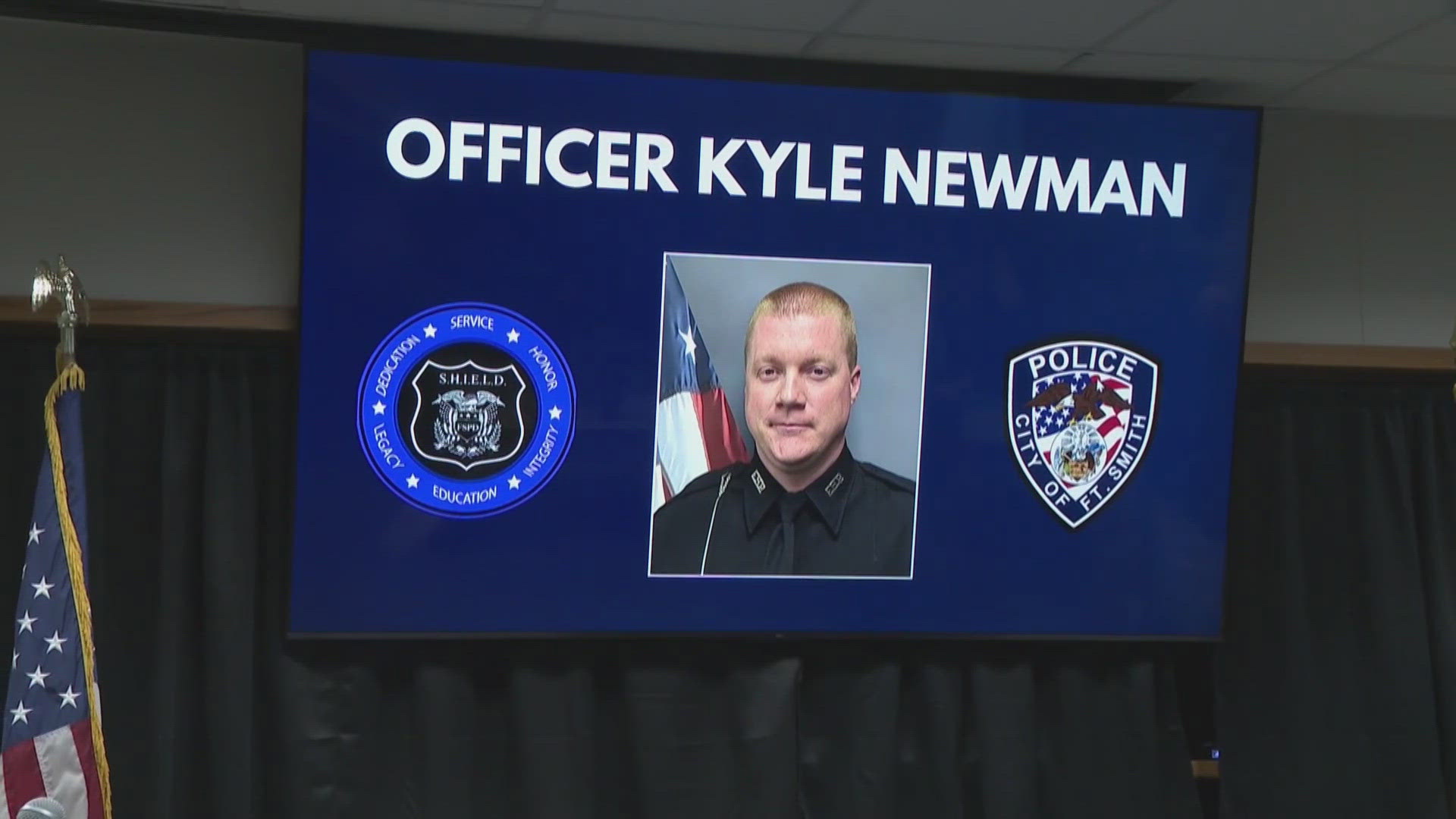 Community rallies behind injured Fort Smith police officer Kyle Newman