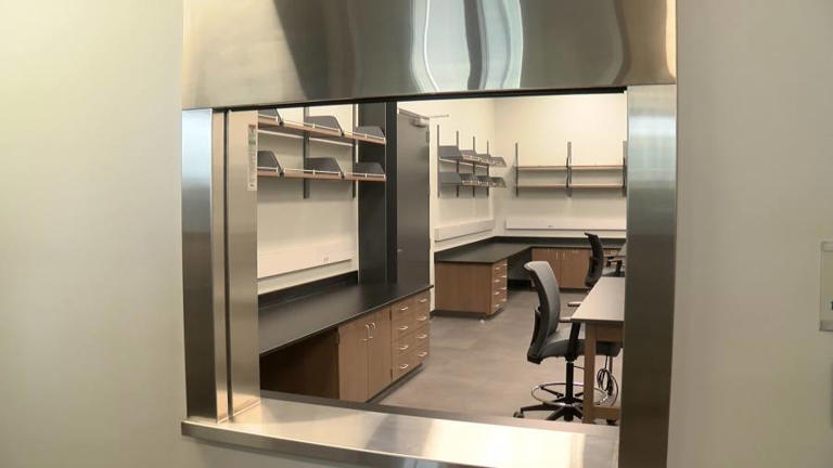Leaders cut the ribbon on Wichita State crime lab, set to help police ...