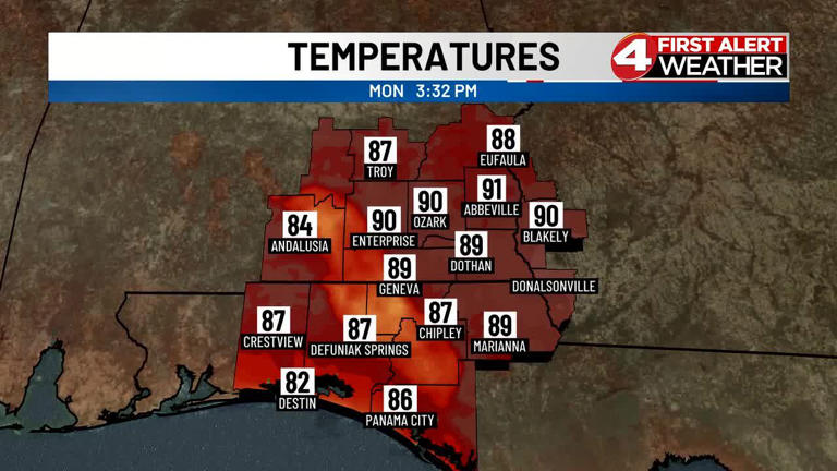 Heat, humidity and daily storm chances build toward the weekend