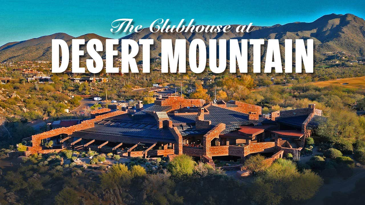 Behind closed doors: The sprawling stone clubhouse at Desert Mountain