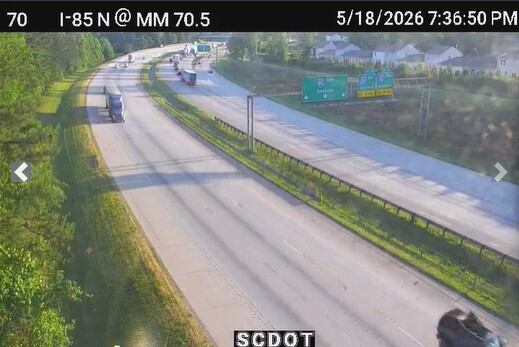Coroner identifies driver killed in crash on I-85 in Spartanburg County