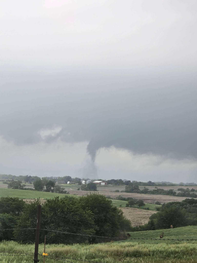 Photos: Tornadoes spotted in Nebraska during Monday's severe weather
