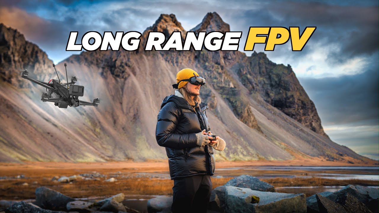Long range FPV flight at Vestrahorn, Iceland | Helion 10 inch FPV drone