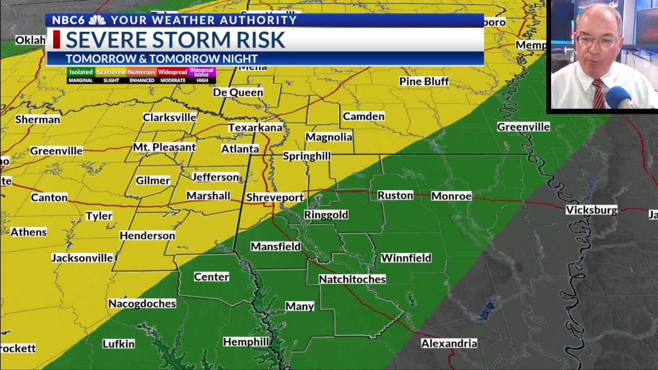 Tuesday storms could bring damaging wind threat