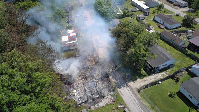 Multiple agencies respond to fire that devastated Wayne County home