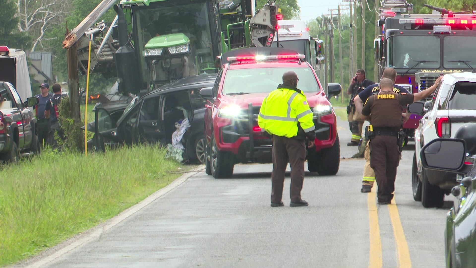 Driver seriously injured after crash involving SUV, tractor in St ...