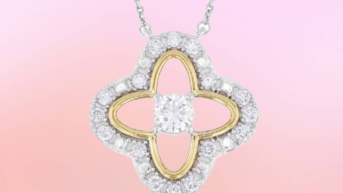 Get 49% off the stunning lab-grown diamond clover necklace at ShopHQ ...