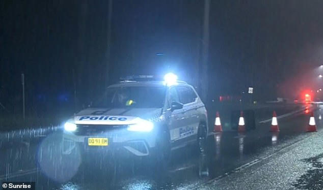 A baby and a man have died after a terrible crash in Sydney's west (the scene is pictured)