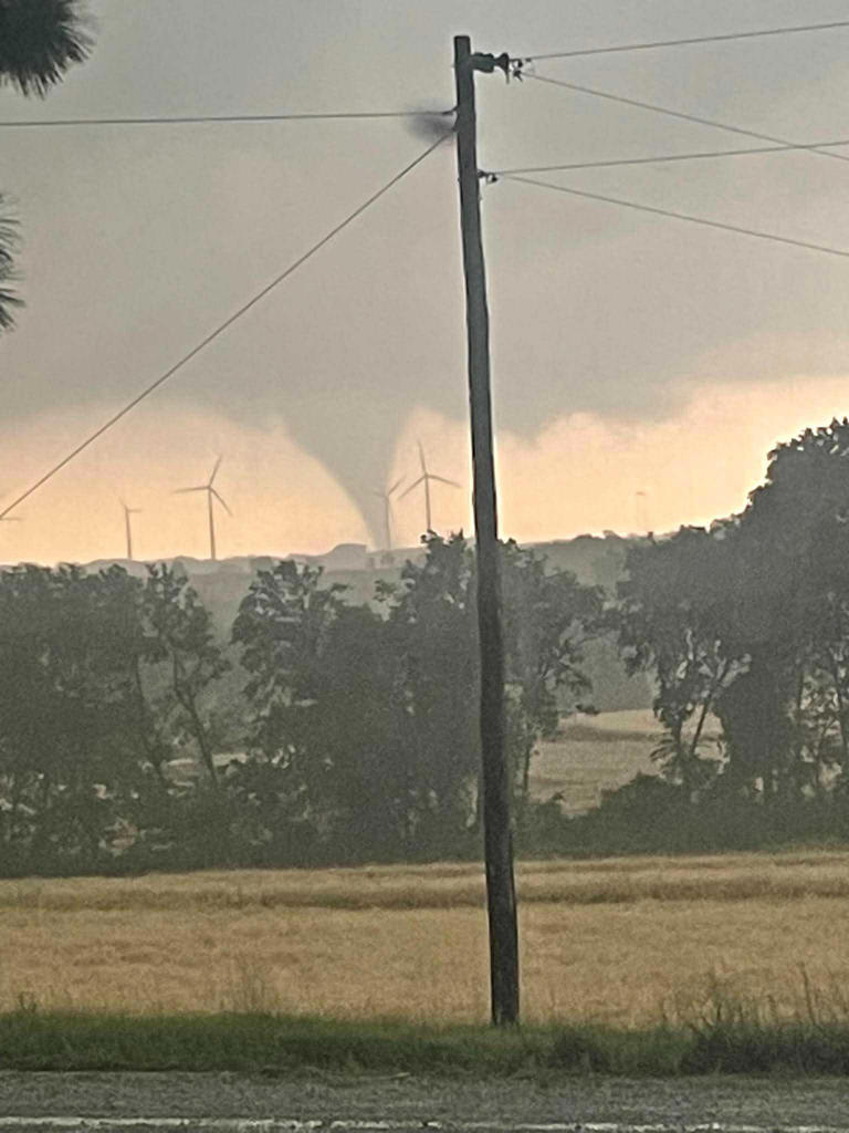 Photos: Tornadoes spotted in Nebraska during Monday's severe weather