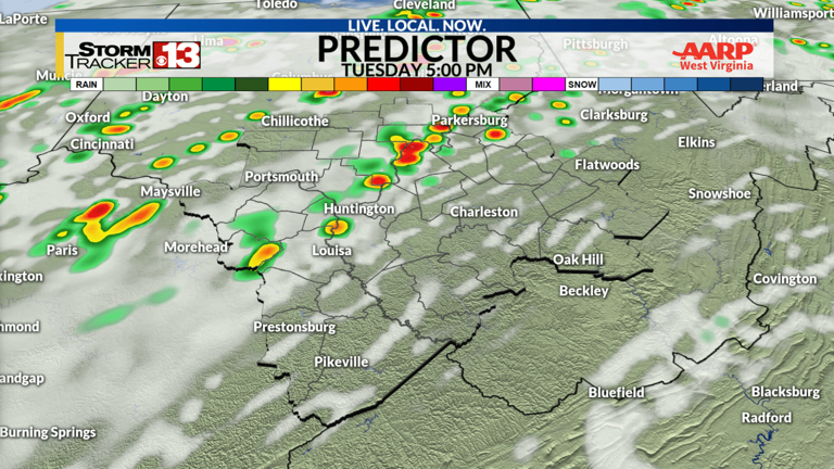 Multiple rounds of rain likely through Memorial Day