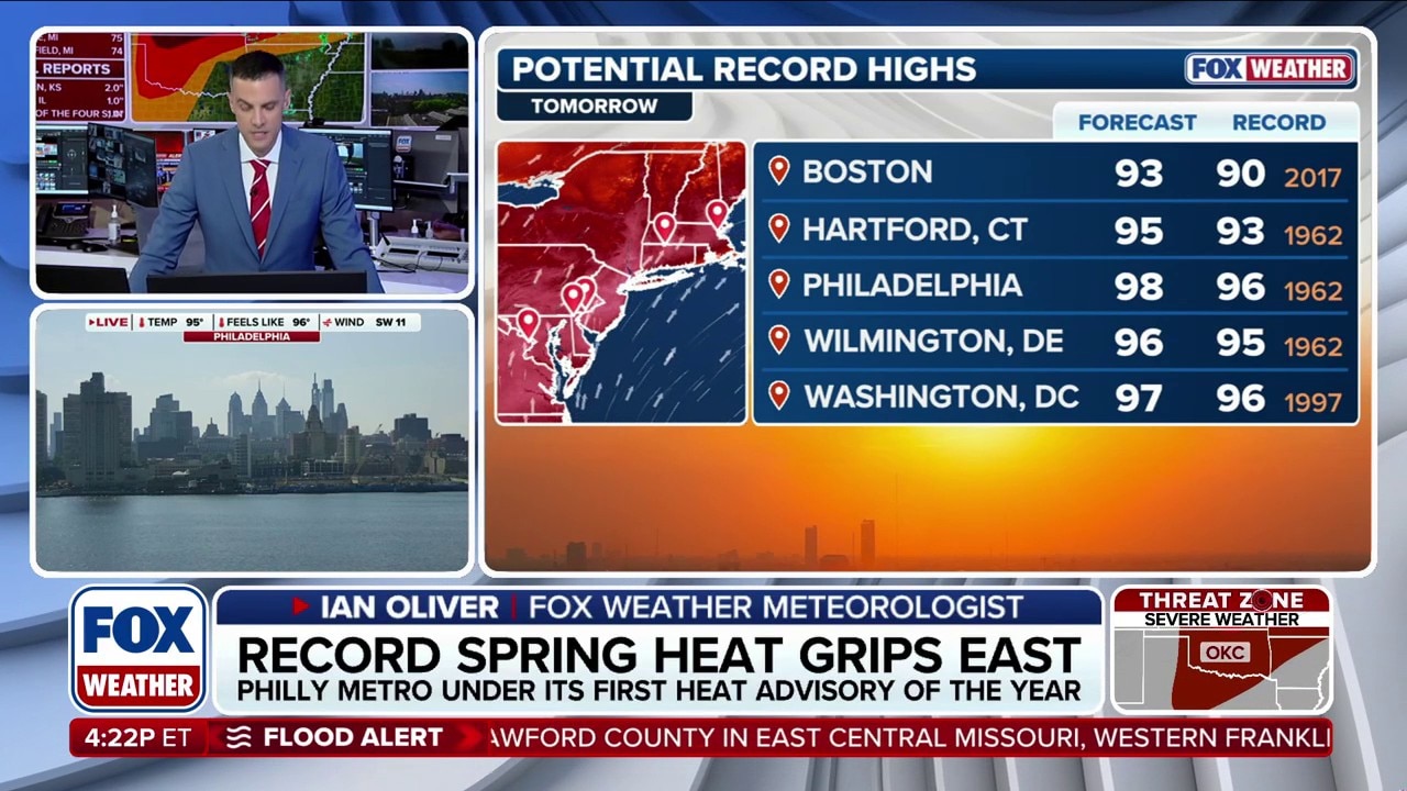 Millions under heat alerts as the hottest May temperatures in decades ...