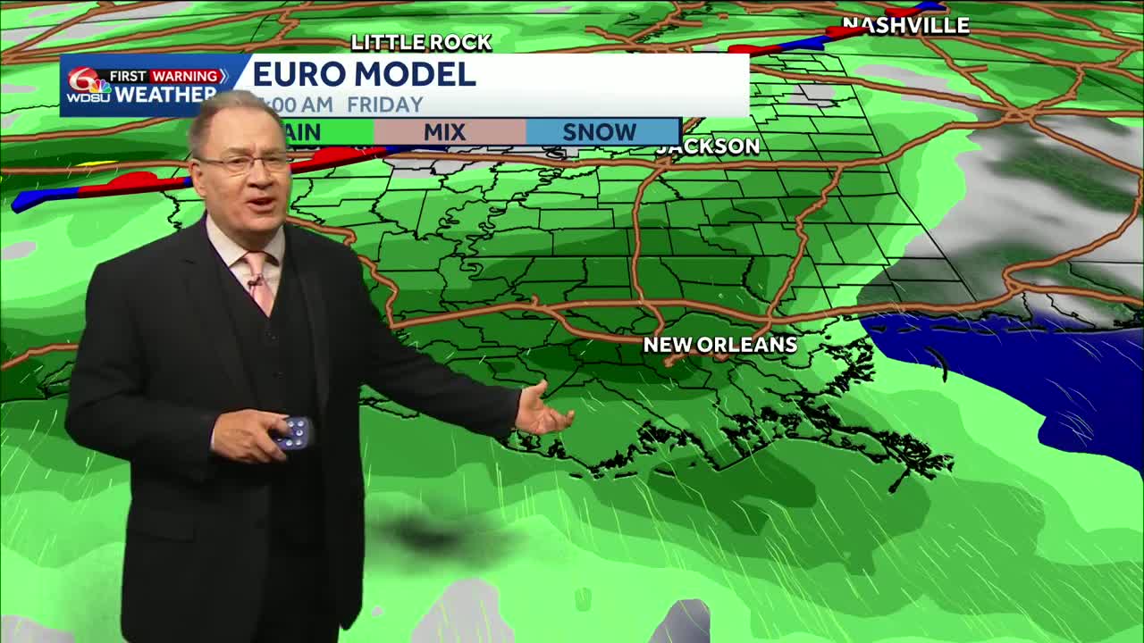 Rain chances going up by the end of the week