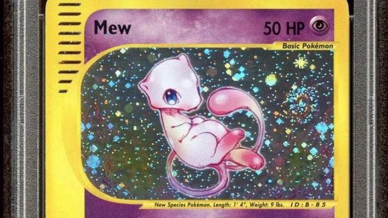 Incredibly rare bubble Mew has record-shattering Pokémon sale
