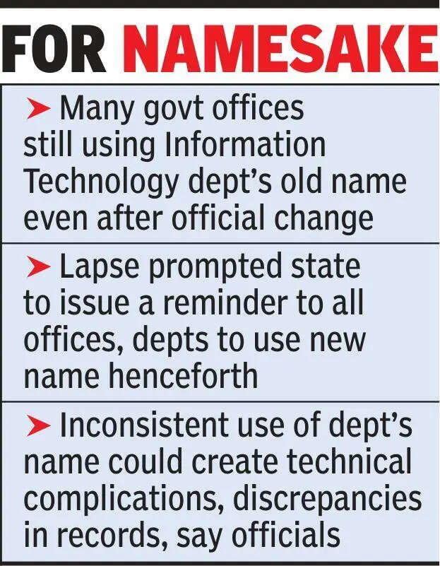 Maha orders govt offices to not use old IT dept title