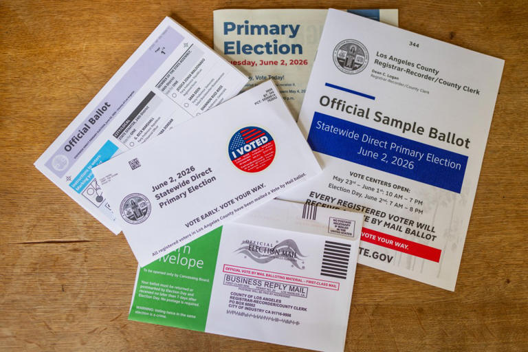 Monday is the last day to register to vote in California’s June 2 primary