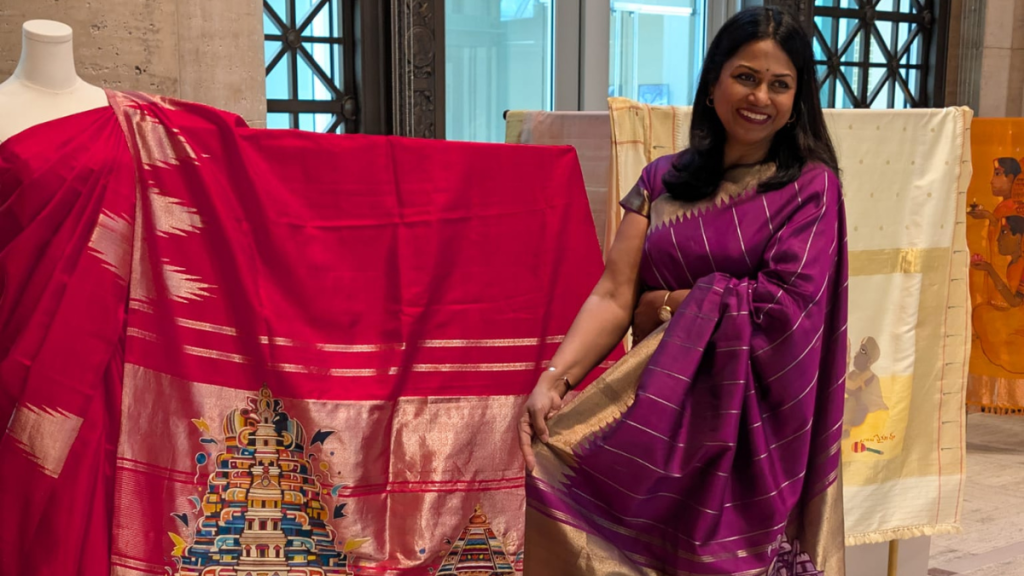 When sarees become stories: Vara Ramakrishnan reimagines 'Journey ...