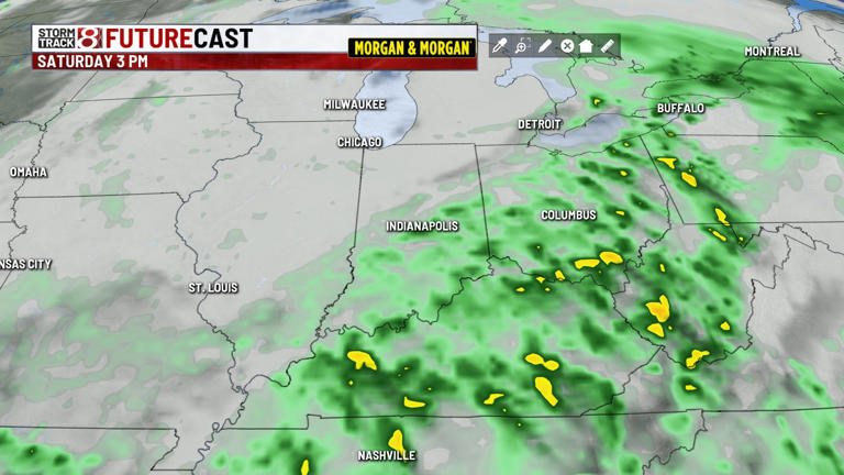 More storms possible Tuesday, rain chances return for Memorial Day weekend