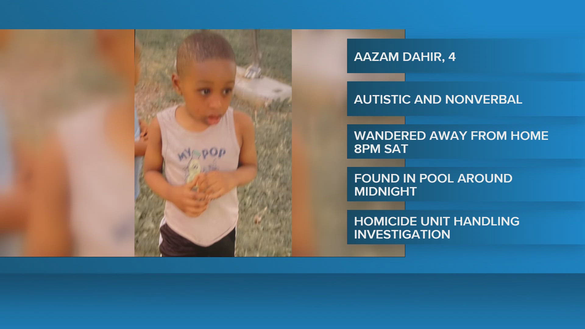 LMPD responds after 4-year-old with autism drowns in pool