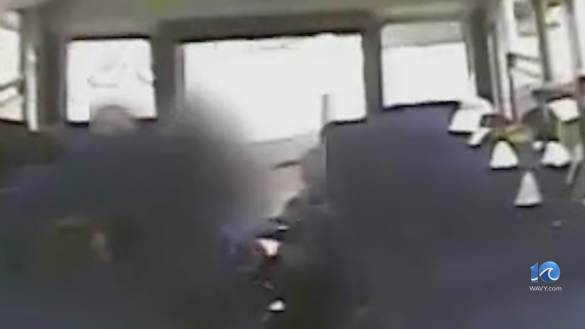 Video shows student fall out of moving Norfolk school bus