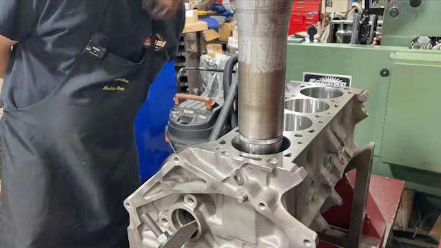 Restoring an engine block requires more than just tools