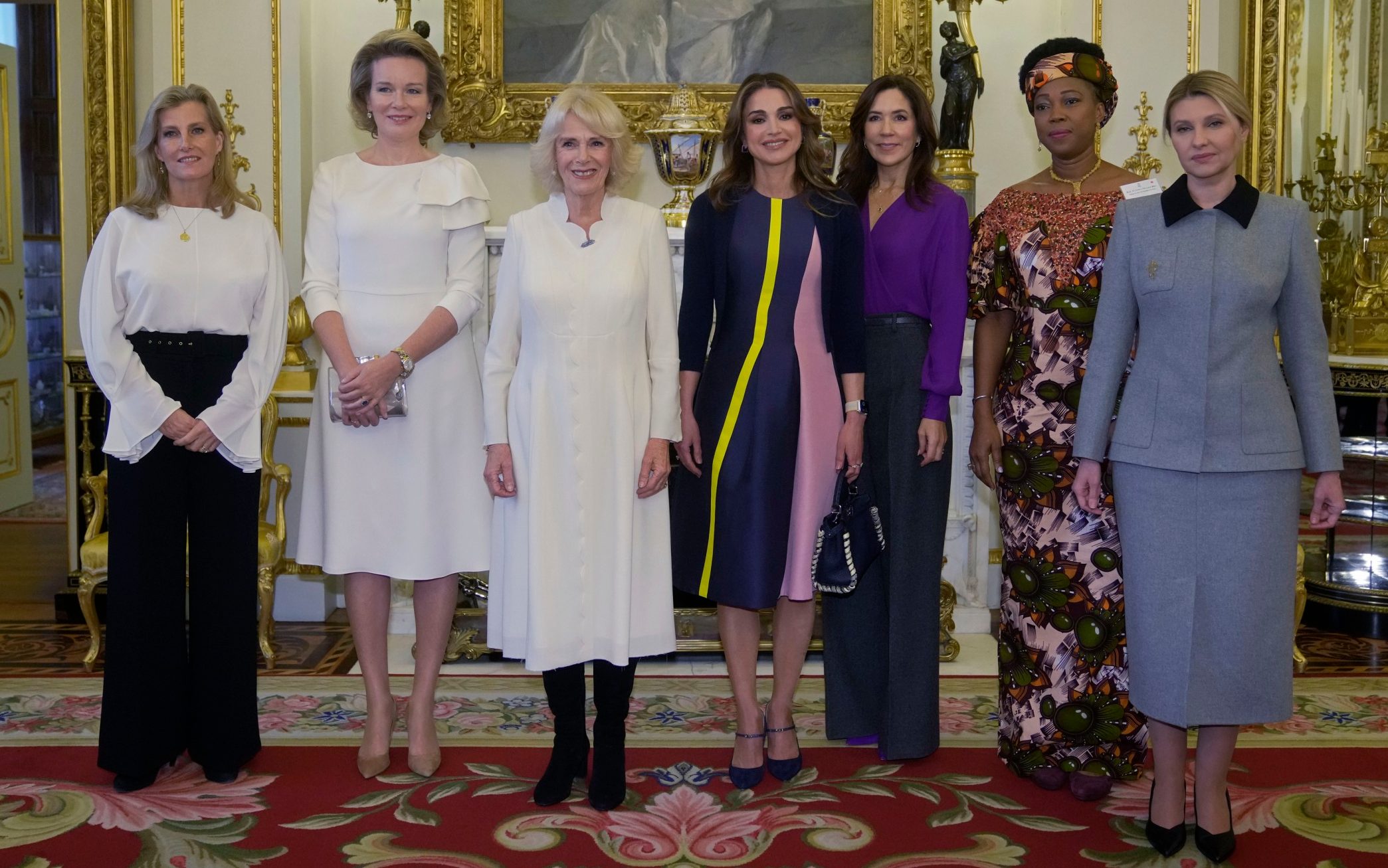 Fatima Jabbe-Bio attended a reception at Buckingham Palace to raise awareness of violence against women and girls in 2022 - Kin Cheung/Copyright 2022 The Associated Press. All rights reserved