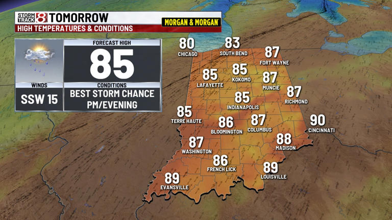 More storms possible Tuesday, rain chances return for Memorial Day weekend
