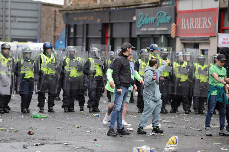 Pitch invasion ban on agenda in Scotland after violence by Celtic fans