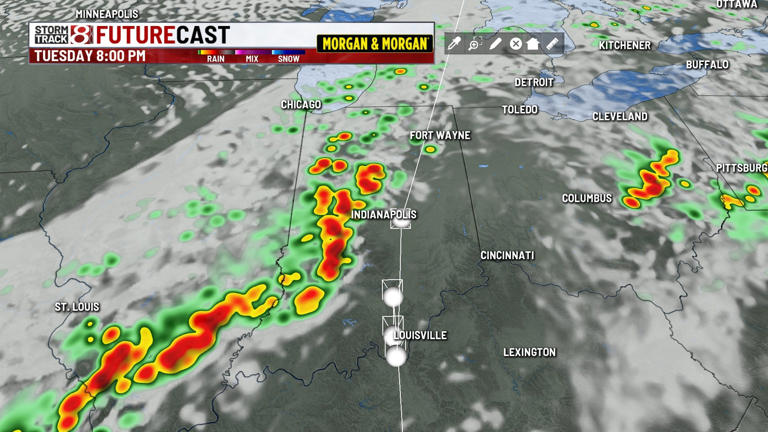 More storms possible Tuesday, rain chances return for Memorial Day weekend