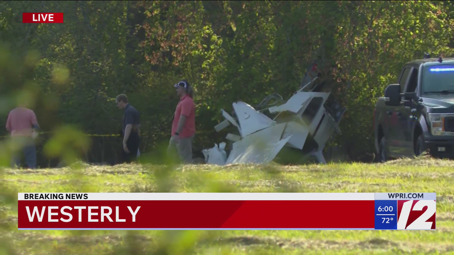 Pilot dead after plane crash near Westerly airport