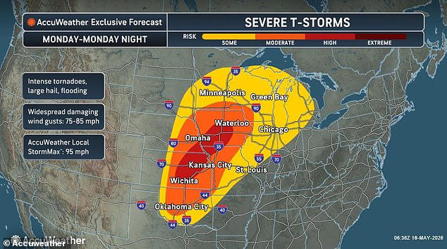 Deadly tornadoes and floods threaten millions across 13 US states ...