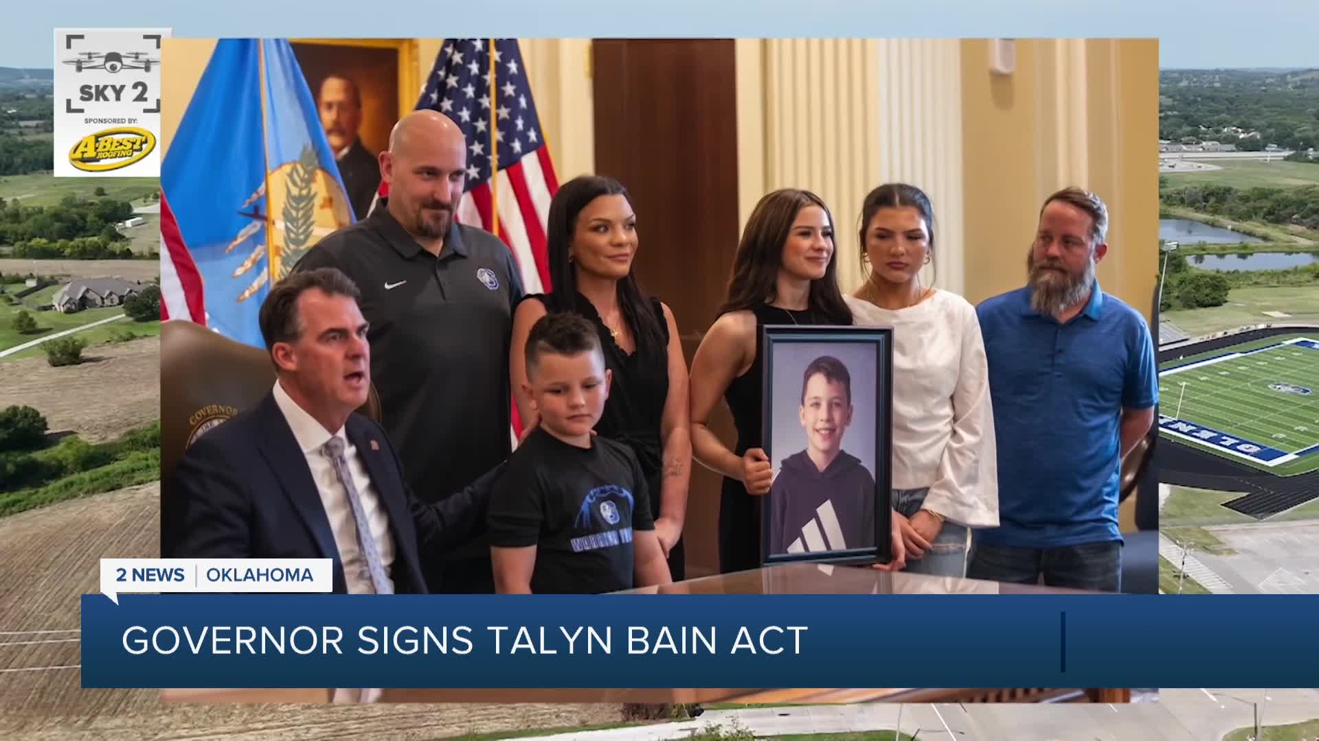 Gov. Stitt signs Talyn Bain Act