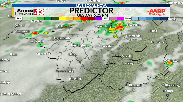 Multiple rounds of rain likely through Memorial Day