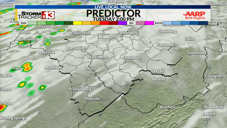 Multiple rounds of rain likely through Memorial Day