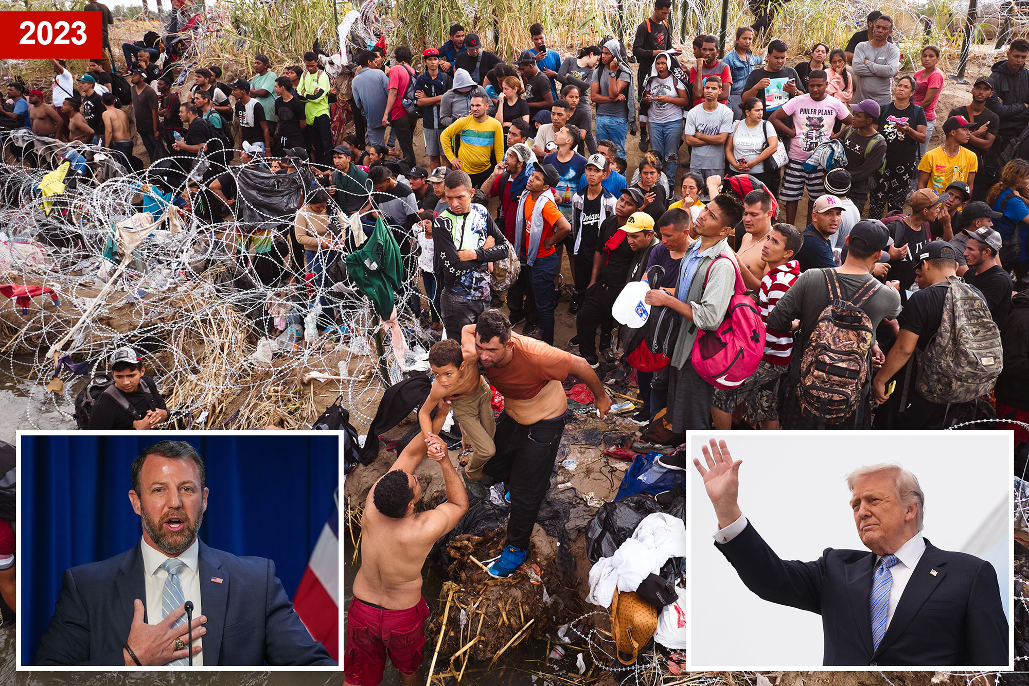 Fewer illegal migrants crossed the border in one month under Trump than ...