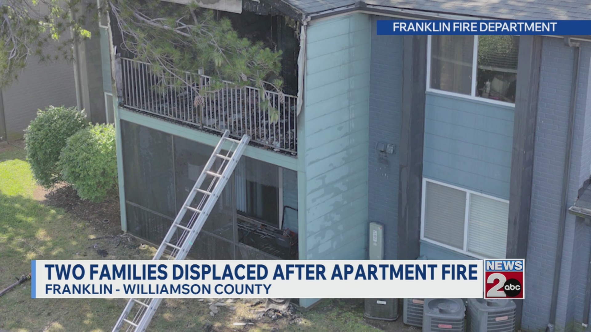Families displaced after Franklin, TN apartment fire