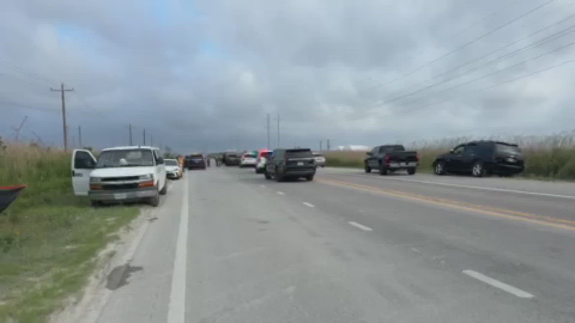 Live look from scene of deadly Port Arthur crash that left three dead ...