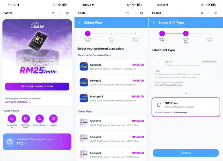Eastel prepaid now available via TNG eWallet, offers 100GB 5G data from ...