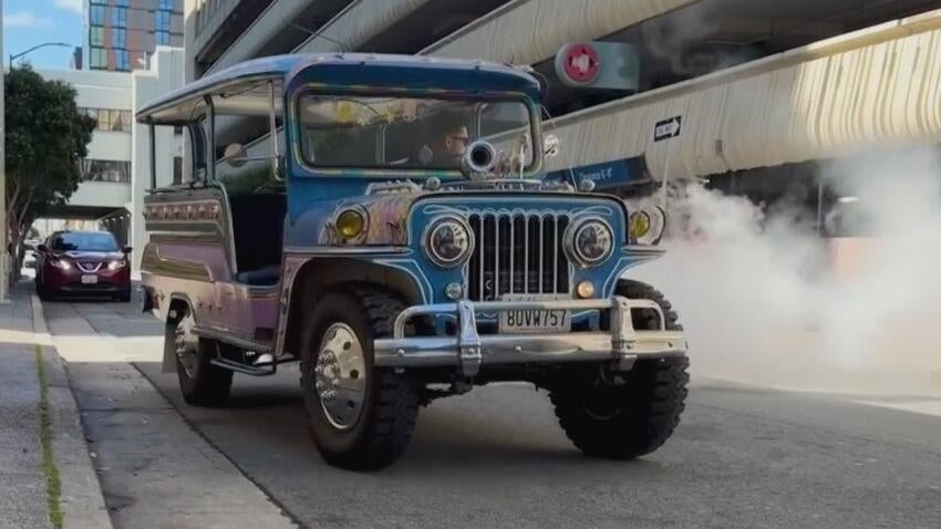 Last jeepney in San Francisco helps highlight city's Filipino heritage