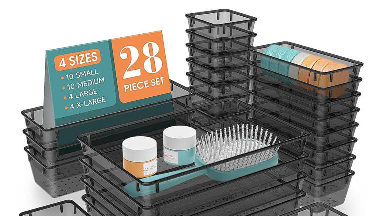 Get organized: Amazon's 28-piece drawer organizer set now only $14!