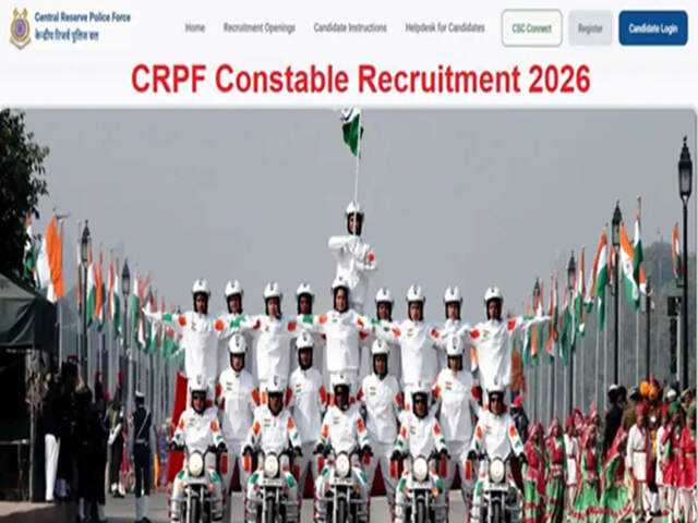CRPF recruitment: Apply for 9,175 constable positions by May 19, 2026