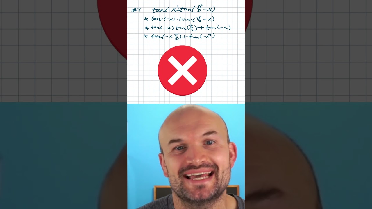 Why students fail at co-function identities #mathtutorial #precalc #shorts